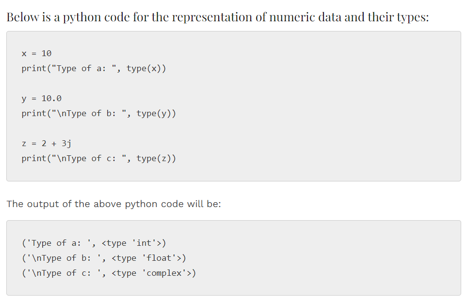 fundamental data types in python